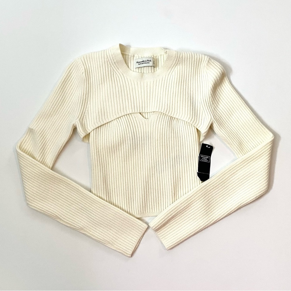 🤍Abercrombie & Fitch Knit Shrug & Tank Set🤍